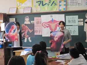 小学校での「いのちの授業」の画像