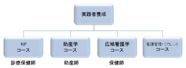 実践者養成コースの体系図